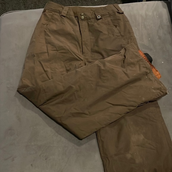 Boys size L Brown Burton Snow Pants - Picture 1 of 3